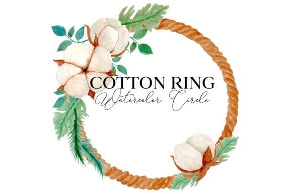 Cotton Ring Watercolor Floral: A Unique Design for Creative Projects