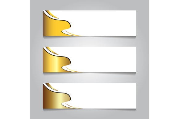 Golden Luxury Web Banner: A Premium Choice for Print and Digital Promotion