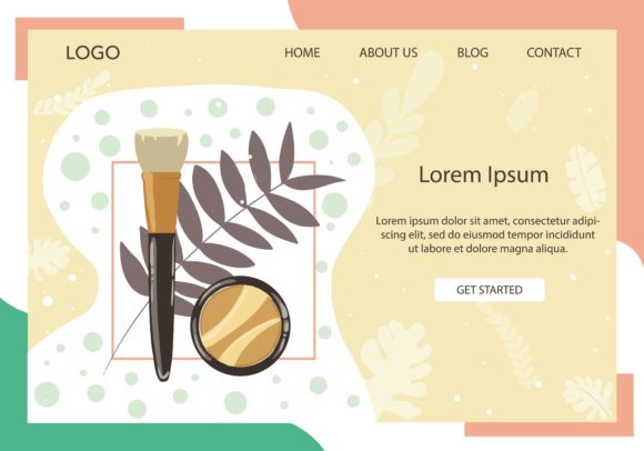 Landing Page Fashion Face Contour Kit: A Versatile Tool for Modern Designers