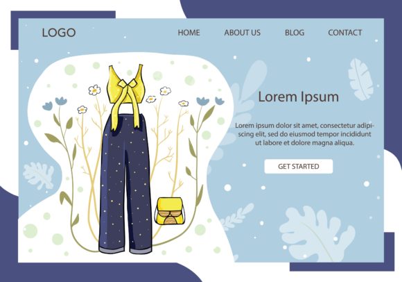 Landing Page Fashion Night Party Outfits