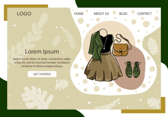 Landing Page Fashion with Wedding Dress: A Versatile Design for Modern Creativity
