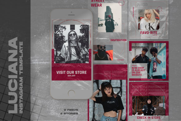 Luciana Instagram Templates