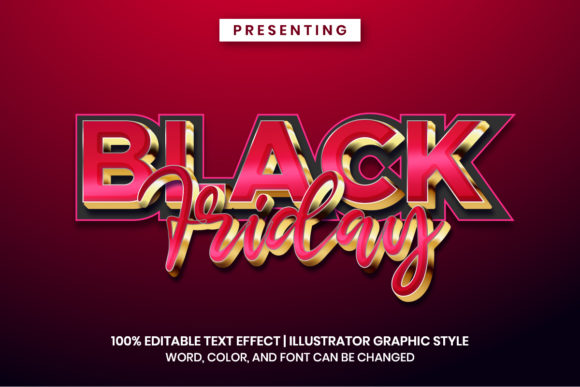 Luxury Text Effect for Black Friday: Elevating Brand Presence with Strategic Design