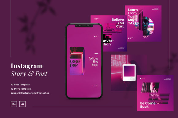 Neon Creative Instagram Ads Post Story: Elevate Your Social Media Game