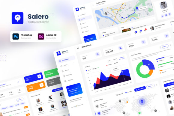 Salero - Restaurant Food Order Admin: A Modern Dashboard for Streamlined Operations