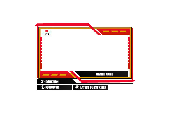 Streaming Overlays and Panel Design for Online Game Decoration